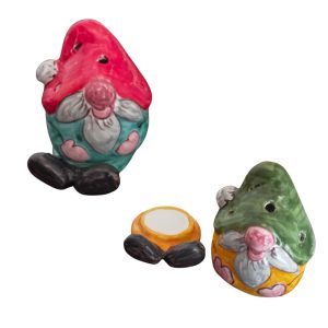 Gnomi portacandele cm 10